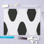 Art Deco Black en White Tissuepapier (Craft)