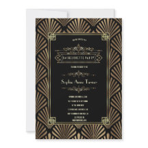 Art Deco Black Gatsby Jaren 20 Bachelorette Feestj