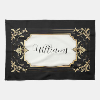 Art Deco Black & Gold Ornate Frame  Theedoek