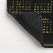 Art Deco Black Gold Yarly Calendar 2023 Muismat (Hoek)