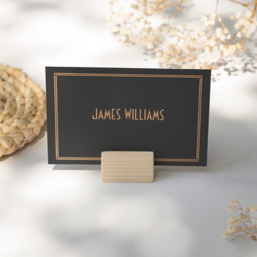 Art Deco Black — Grote gestroomlijnde Kaarten voor