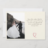 Art Deco  Black Steel Blue Bedankkaart (Achterkant)