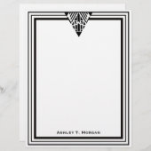  Art Deco Black Wht Lijst #1 Aangepast (Voorkant / Achterkant)