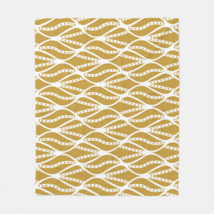 Art Deco bladeren, klassiek naadloos patroon. Fleece Deken