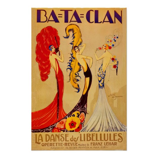 Art deco bladmuziek cover perfect poster (Voorkant)