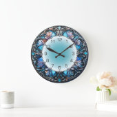 Art Deco Blauw Grote Klok (Huis)