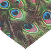 art deco blauwgroen groen turquoise pauock vether medium tafelloper (Hoek)