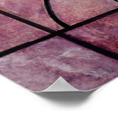 Art Deco-bloem Poster (Hoek)