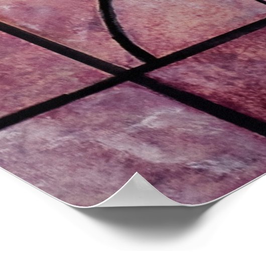 Art Deco-bloem Poster (Hoek)