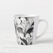 Art Deco Bloemen 12oz Mok (Rechts)