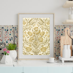 Art Deco Bloemen Decoupage Tissue Papier