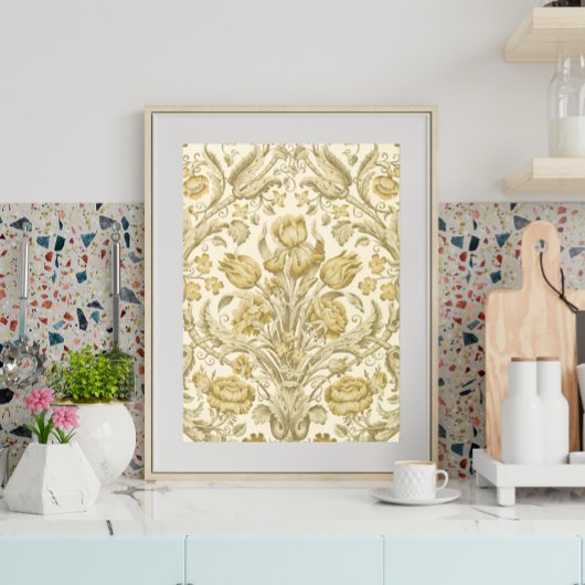 Art Deco Bloemen Decoupage Tissue Papier