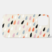 Art Deco Bloemen: Modern Naadloos Case-Mate iPhone Case (Achterkant (horizontaal))