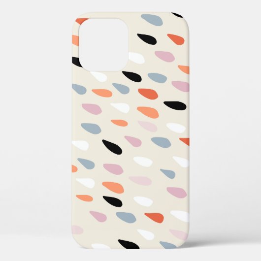Art Deco Bloemen: Modern Naadloos Case-Mate iPhone Case (Achterkant)