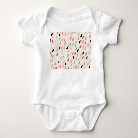Art Deco Bloemen: Modern Naadloos Romper (Voorkant)