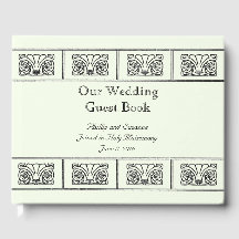 Art Deco Bloemengrens Bruiloft met Bijbelverzen