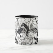 Art Deco bloemenmok Mok (Midden)