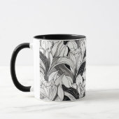 Art Deco bloemenmok Mok (Links)