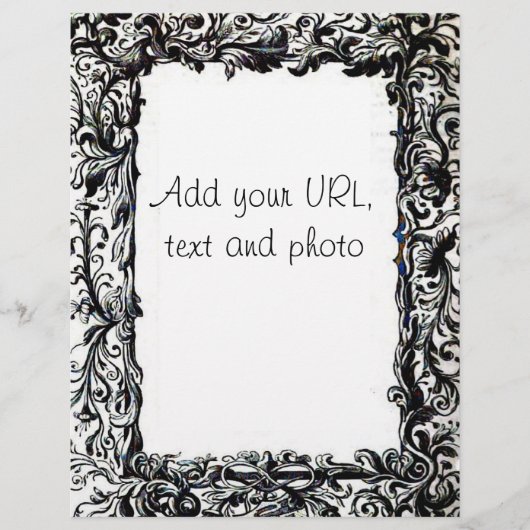 Art Deco bloemenvliegers Flyer (Voorkant)