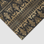 Art Deco bloemmotief geometrisch patroonontwerp Tissuepapier (Detail)