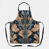 Art Deco Bloemmotief Schort (Voorkant)