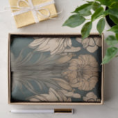 Art Deco bloemontwerp Tissuepapier (Geschenk)