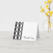 Art Deco Blooms Hartelijk dank Kaart (Gele Bloem)