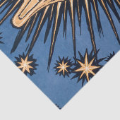 Art Deco Blue All Seing Eye Great Gatsby 1920's Tissuepapier (Detail)