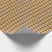  Art Deco Blush Gold Black Weddenschap Cadeaupapier (Hoek)