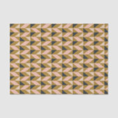 Art Deco Blush Gold Black Weddenschap Tissuepapier (Voorkant)