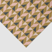  Art Deco Blush Gold Black Weddenschap Tissuepapier (Detail)