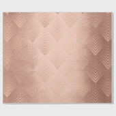 Art Deco Blush Roos Goud Elegant Minimal Geometry Cadeaupapier (Vlak)