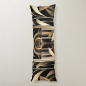 Art Deco Body Pillow Lichaamskussen (Achterkant (Verticaal))
