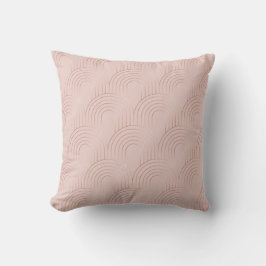 Art Deco Bogen | Elegante Moderne Vintage Schelp Kussen