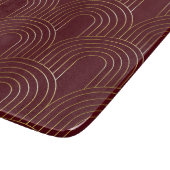 Art Deco Bogen | Elegante Moderne Vintage Schelp Snijplank (Hoek)