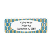 Art Deco Bogen Etiket (Voorkant)