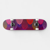 Art Deco Bogen Skateboard (Horizontaal)