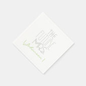 Art Deco Bohemian Bride | De toekomstige mevrouw | Servet (Hoek)