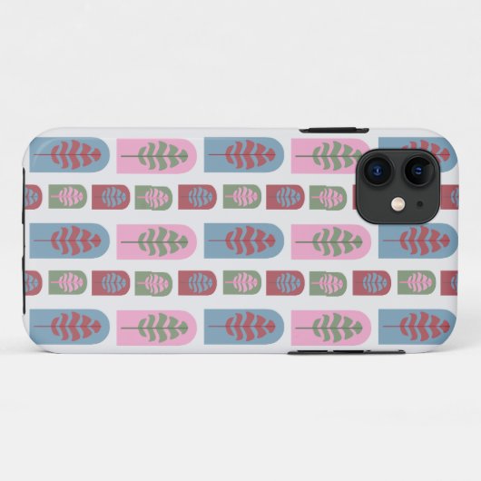 Art Deco Bomen Case-Mate iPhone Case (Achterkant (horizontaal))