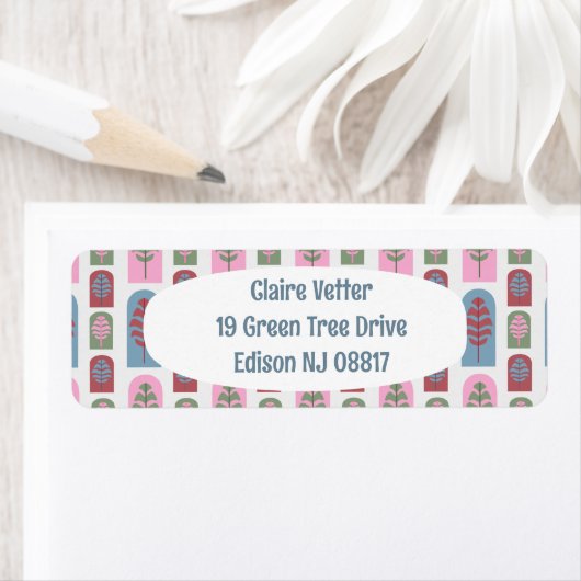 Art Deco Bomen Etiket (Insitu)