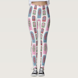 Art Deco Bomen Leggings