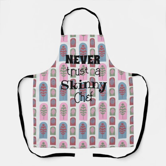 Art Deco Bomen Schort (Voorkant)