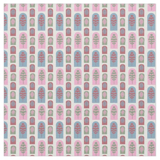 Art Deco Bomen Stof (Close Up)