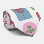 Art Deco Bomen Stropdas (Opgerold)