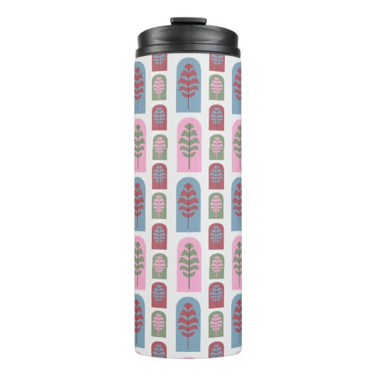 Art Deco Bomen Thermosbeker (Voorkant)