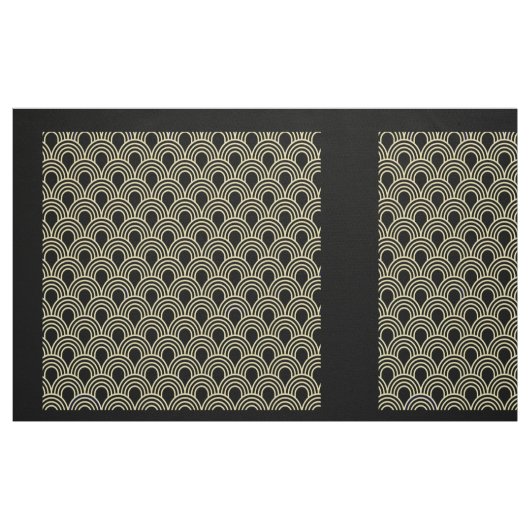 # Art Deco boogstijlpanelen 16 inch. Stof (Fat Quarter)