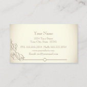 Art Deco BookPlate Visitekaartje (Achterkant)