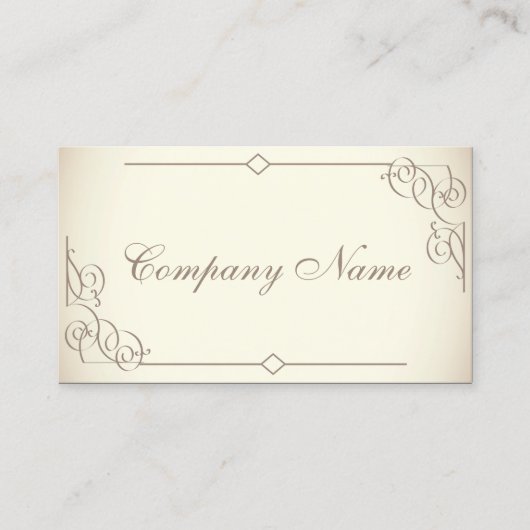 Art Deco BookPlate Visitekaartje (Voorkant)