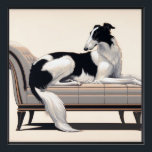 Art Deco Borzoi Acryl Wandkunst Acryl Muurkunst<br><div class="desc">Ideaal voor de Borzoi-minnaar!</div>