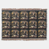 Art Deco Borzoi Blanket Throw Deken (Voorkant)